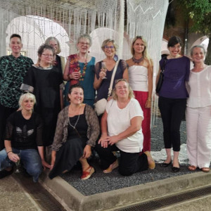 Group photo Contemporary lace artists Girona 2025