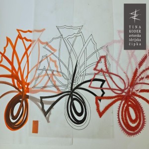 Idrija lace design process from sketch to lace